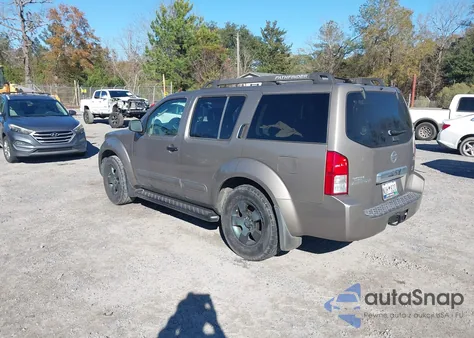 2007 Nissan Pathfinder Se z USA, uszkodzony, nr VIN 5N1AR18UX7C602917